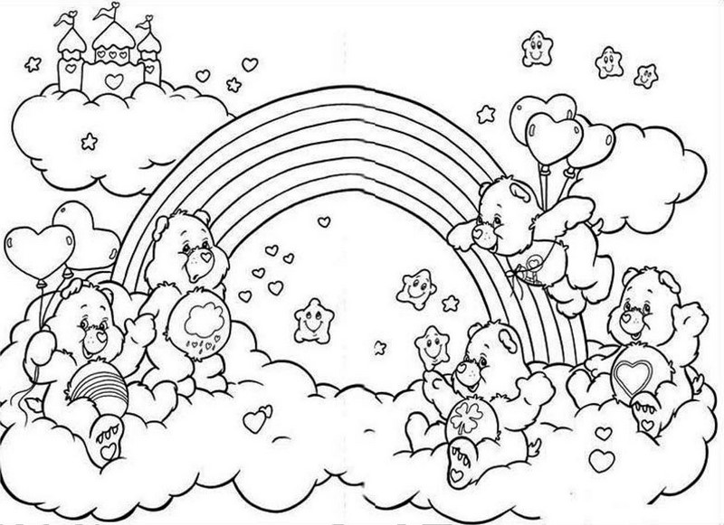 rainbow coloring pages adults - photo #5