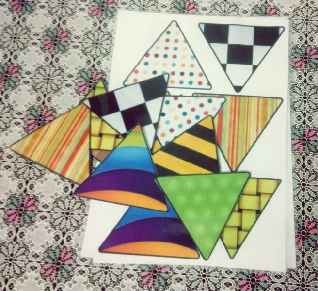 üçgen eşleştirme kartları