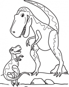 t-rex-family-coloring-page (Kopyala)