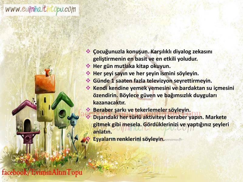 çocuğum için zihin geliştirici etkinlikler