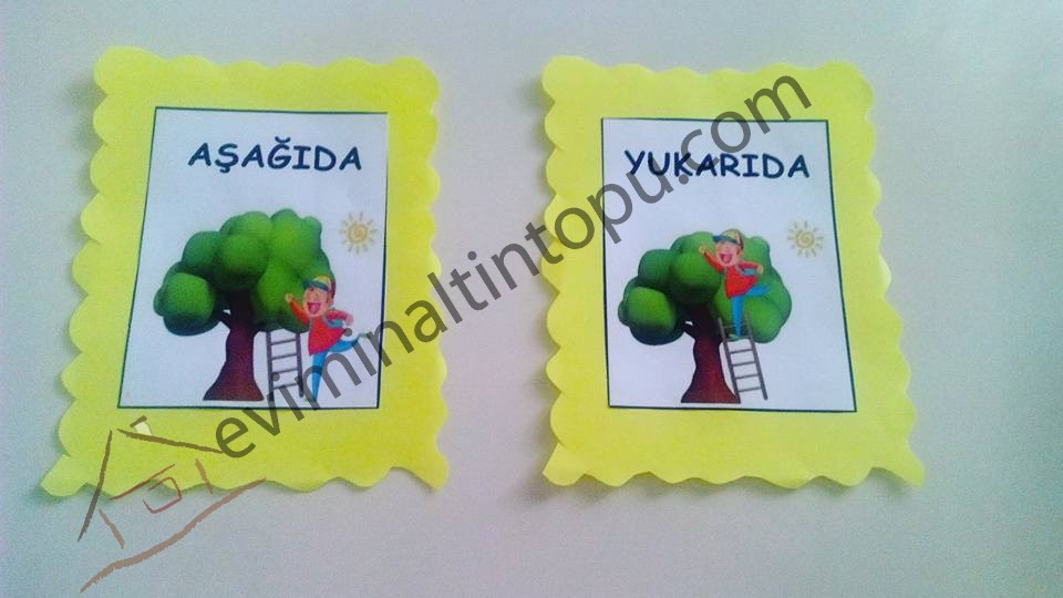 aşağı yukarı zıt kavramlar oyunu