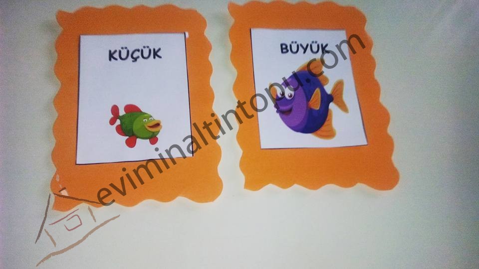 büyük küçük zıt kavramlar oyunu