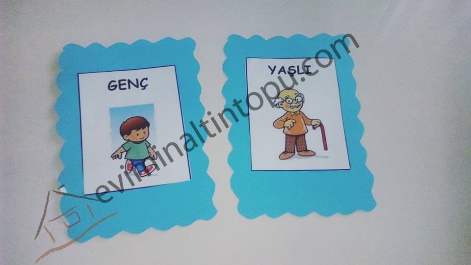 genç yaşlı zıt kavramlar oyunu