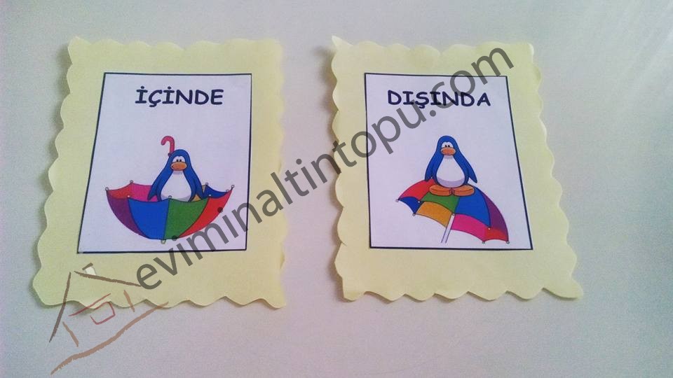 içinde dışında zıt kavramlar oyunu