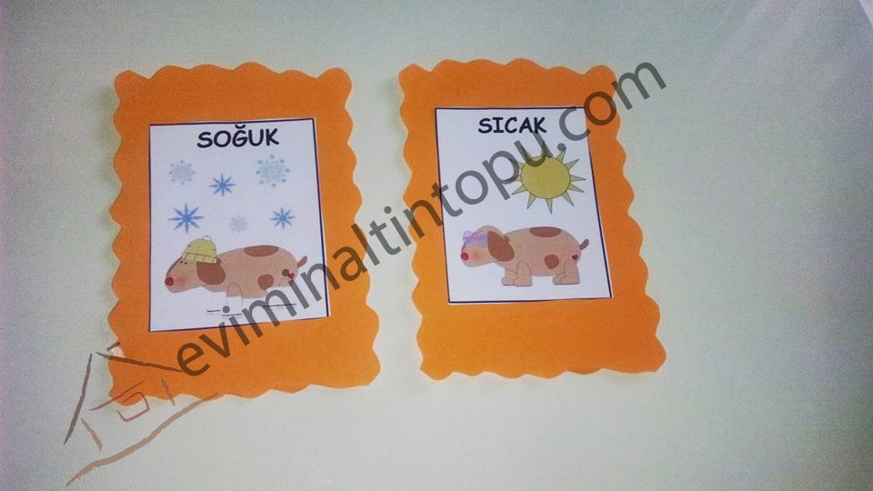 soğuk sıcak zıt kavramlar oyunu